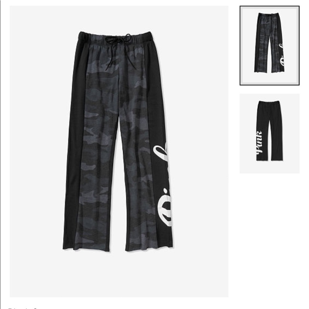 Victoria Secret Pink camo boyfriend sweatpants